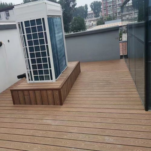 洛阳景区木塑地板施工|洛阳户外地板性价比高强度大，适用于别墅私人庭院、商业露台、阳台