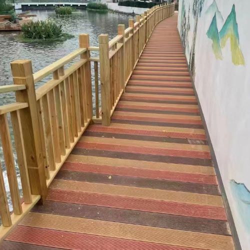 洛阳生态旅游景观木塑坐凳栈道景观