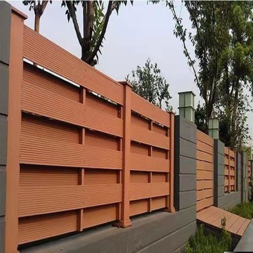 洛阳木塑户外地板栏杆工程|洛阳塑木地板材料具有木制品的外观和质感，无木材的节疤